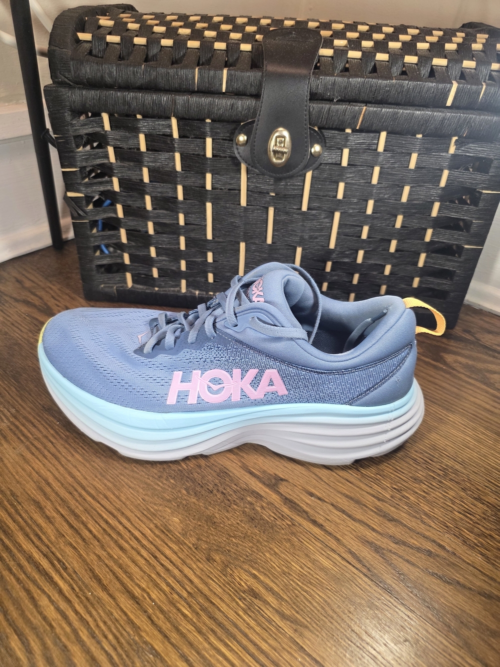 Hoka Women's Bondi Max 8Blue Athletic Shoe Size 11B